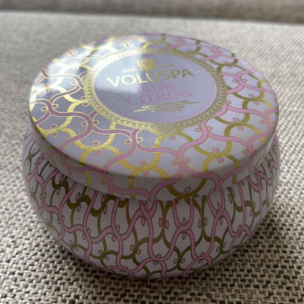 Voluspa Pink Citron Large Candle